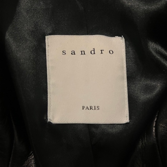Sandro Paris biker jacket size small - Picture 2 of 4